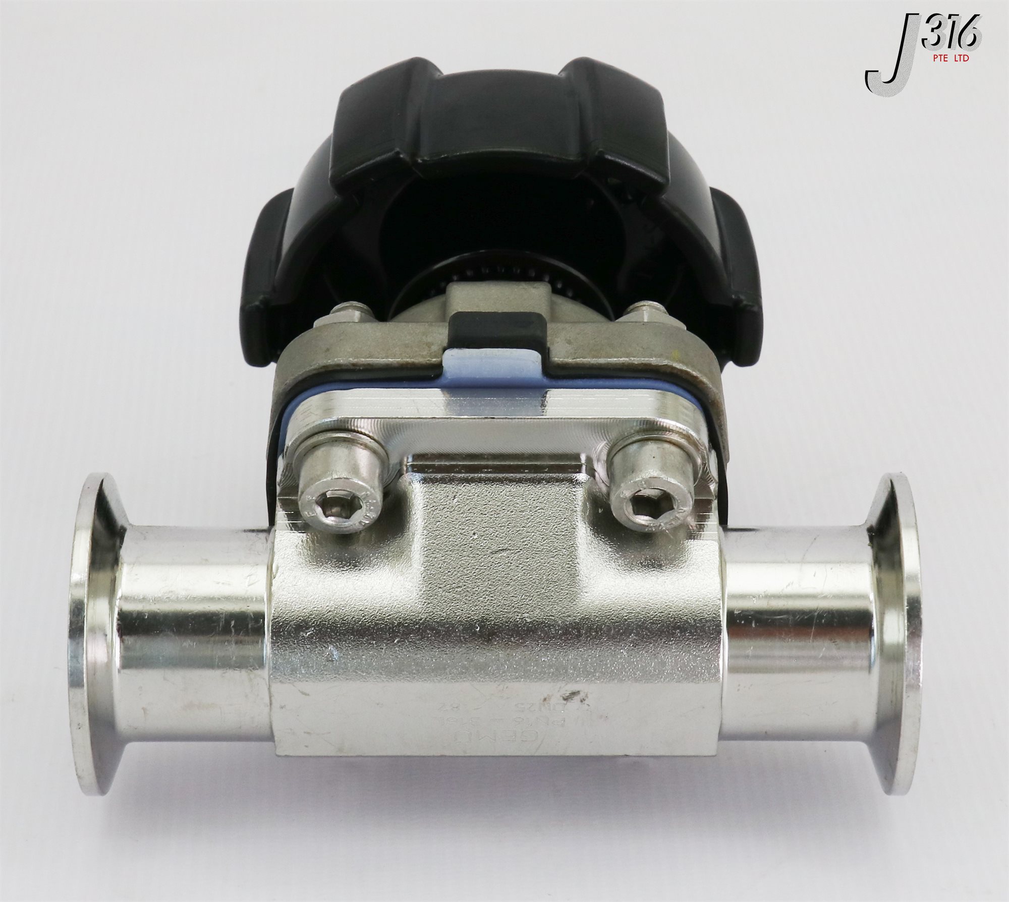 Vanne à Membrane GEMU 1 1/2" Inox Sanitaire - Modèle MMG-AM, Tri-clamp, Neuf D'origine